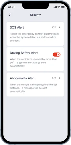 Security Guarantee app screen